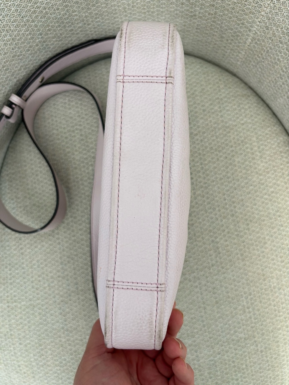 kate spade Pale Pink Pebbled Leather Crossbody Bag - Picture 4 of 13